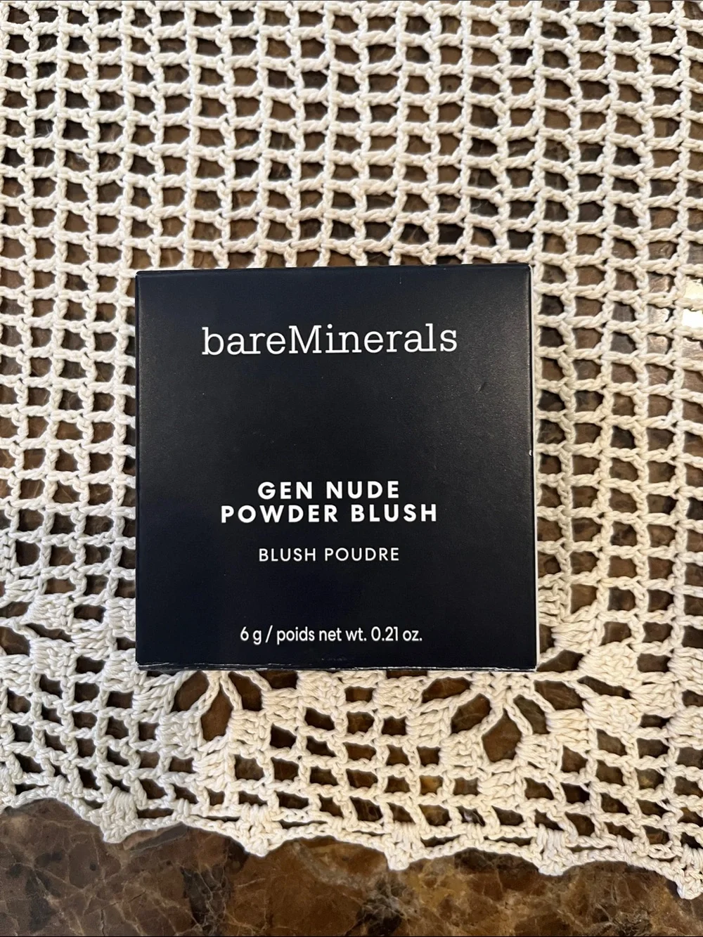 bareMinerals Gen Nude Powder Blush Strike A Rose- muted dirty pink